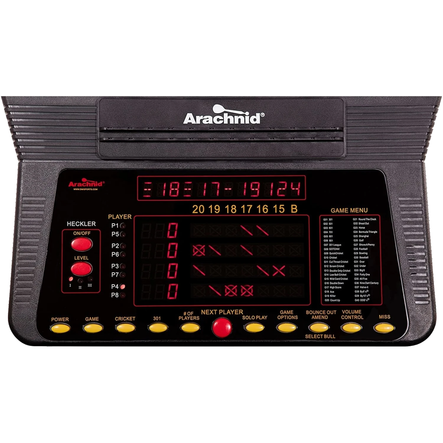 Dartboard Arachnid Cricket Pro 800