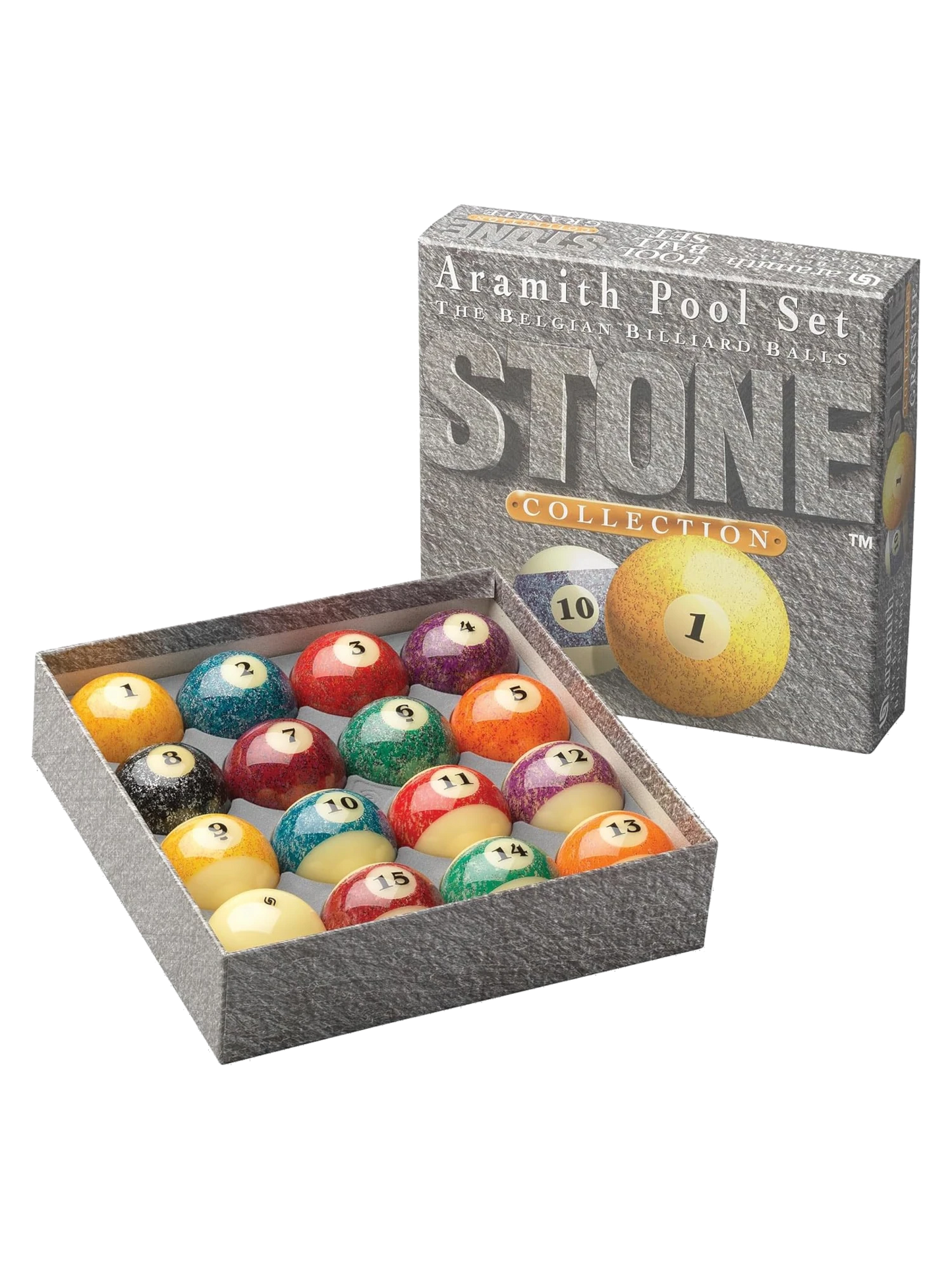 Billardbälle-Set Aramith "Stone Edition" Ø 57,2mm