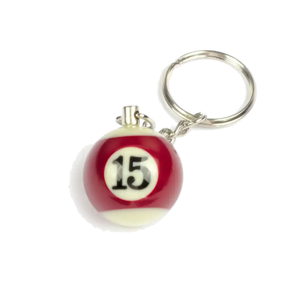 Schlüsselanhänger-Billardbälle