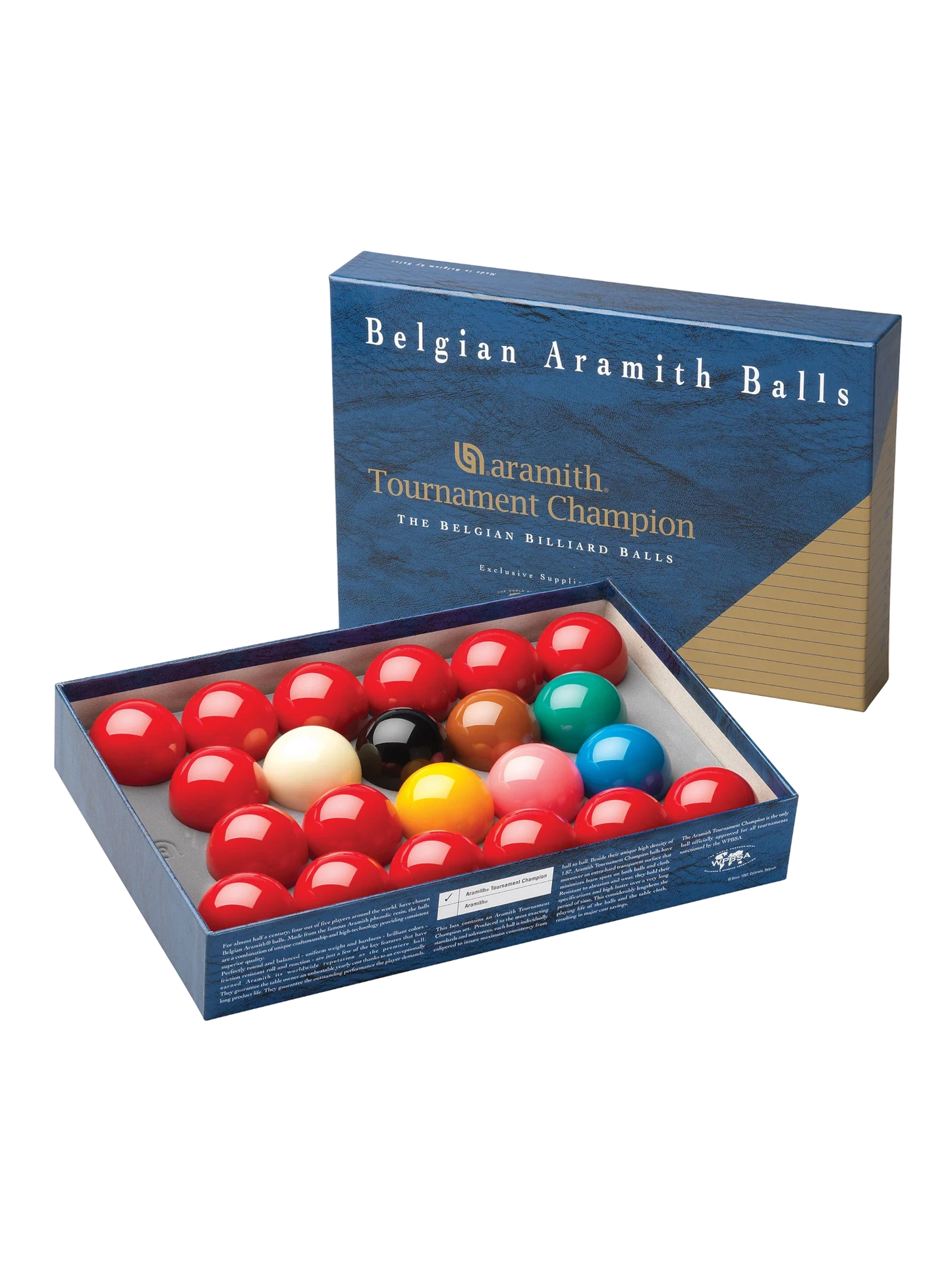 Snookerbälle-Set Aramith "Tournament" 52,4mm